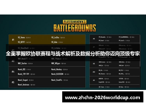 全面掌握欧协联赛程与战术解析及数据分析助你迈向顶级专家 全面掌握欧协联赛程与战术解析及数据分析助你迈向顶级专家